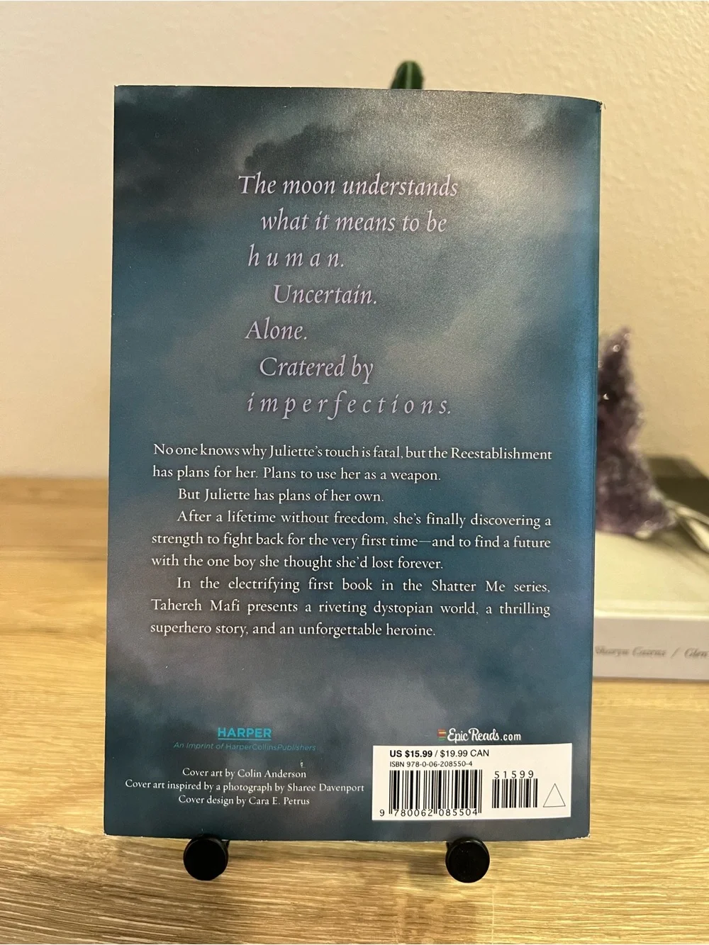 Shatter Me Tahereh Mafi Paperback Book One Revised Edition 2018 YA Dystopian⁠
